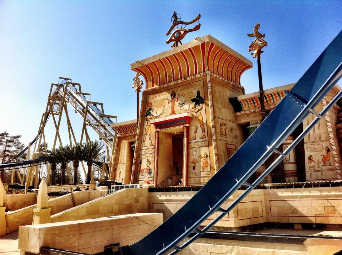 ' Fantastic Egyptian Theming for Awaited B&M OzIris Coaster Opening